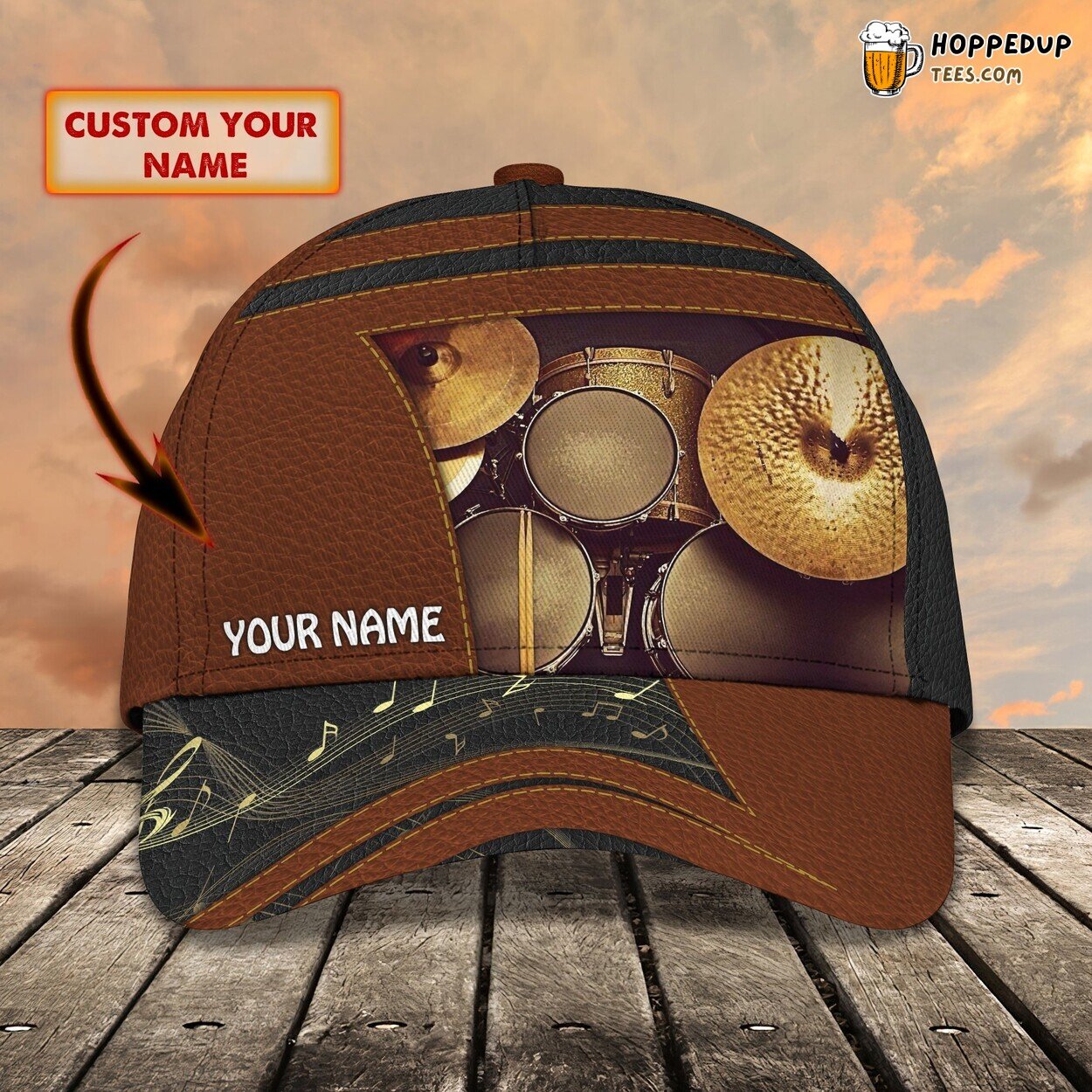 Beat of the Drum 3D Classic Cap Personalized Unique Name Edition