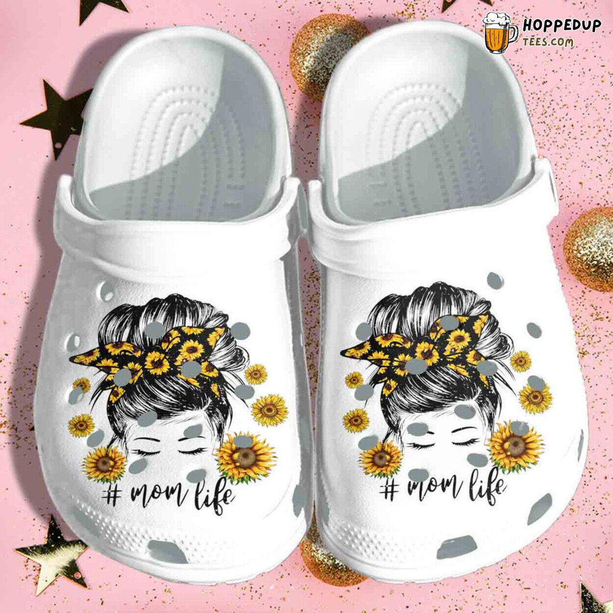 Beautiful Mom Sunflower Life Clog Birthday Gift Comfy Unique Style