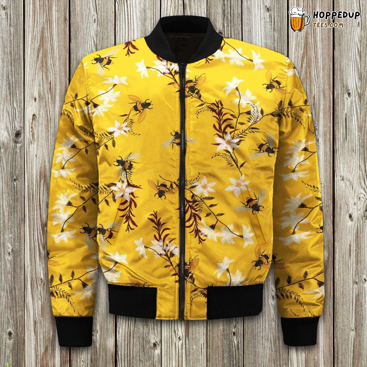 Bee Best Quality Design Winter Bomber Jacket Buzz in Style