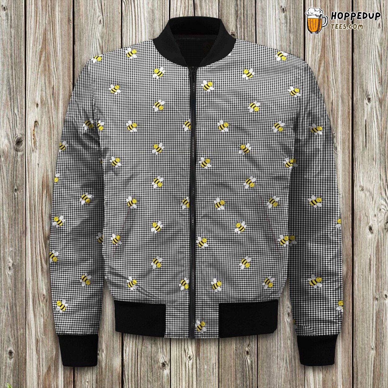 Bee Caro Inspired Winter Bomber Jacket Tailored Unique Elegance Precision