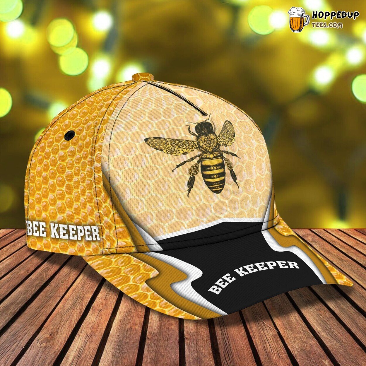 Bee Keeper’s Delight 3D Classic Cap Personalized Unique Design Name