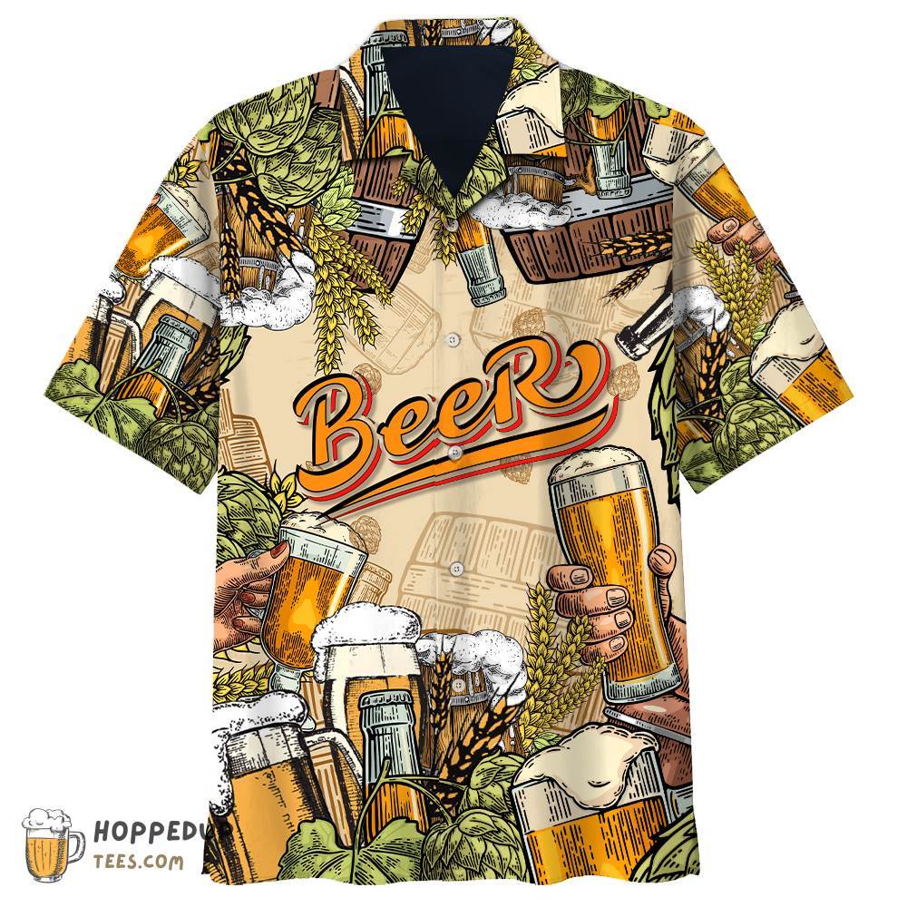 Beer Best Tropical Hawaiian Shirts