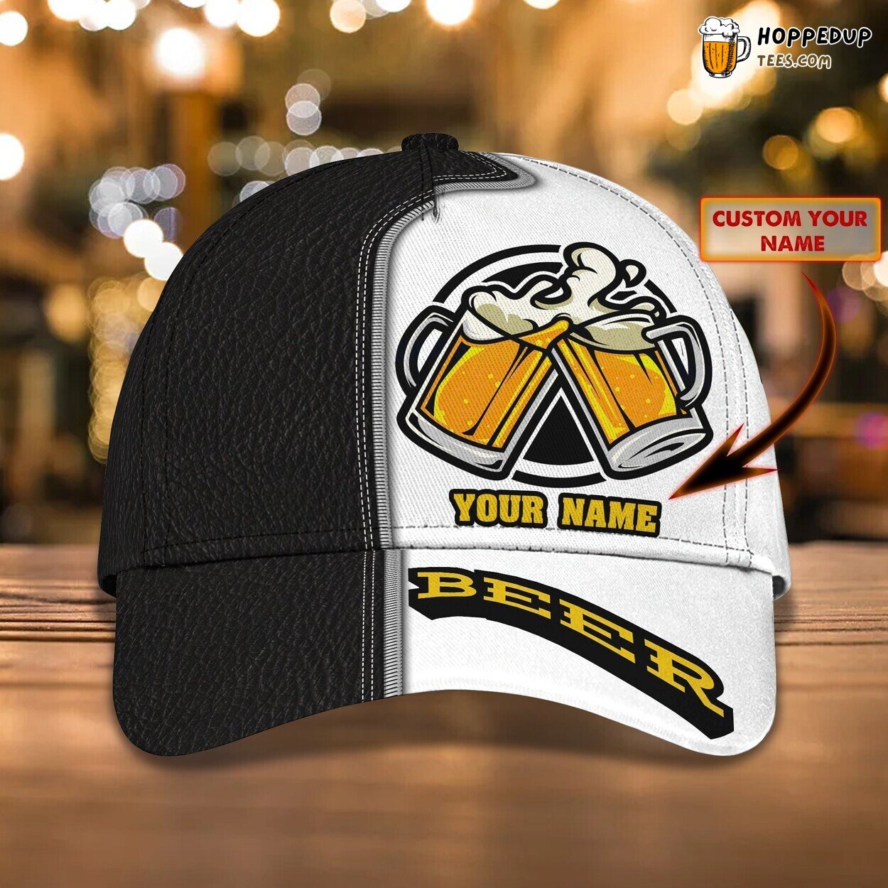 Beer Classic 3D Cap Personalized Name Unique Premium Edition Design Look