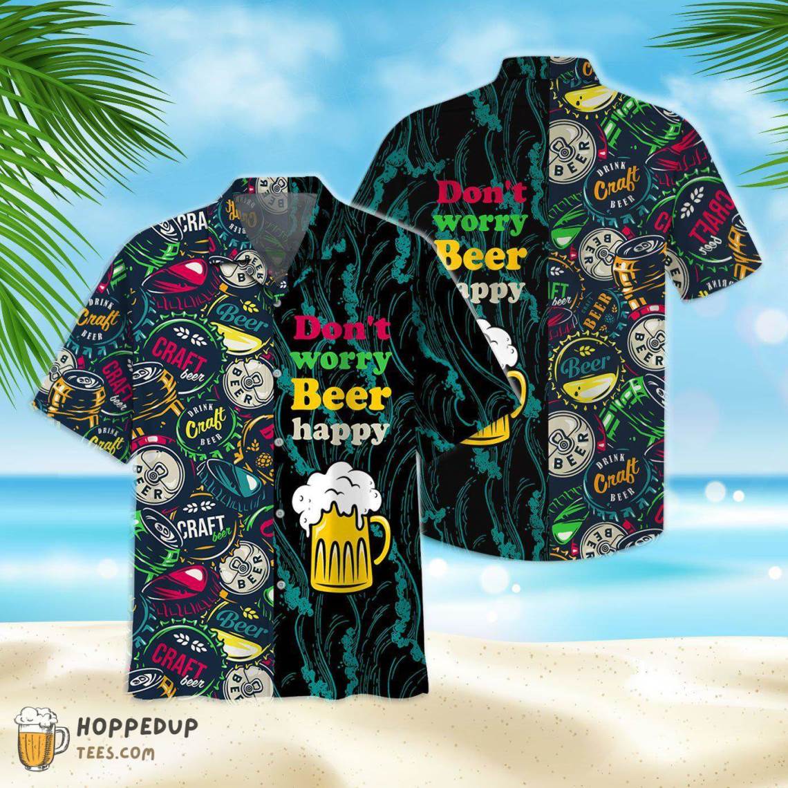 Beer Happy Hawaiian Shirt