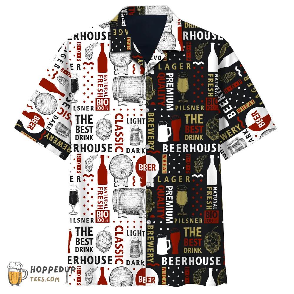 Beer Hawaiian Shirt for Lager Lovers’ Tropical Vibes
