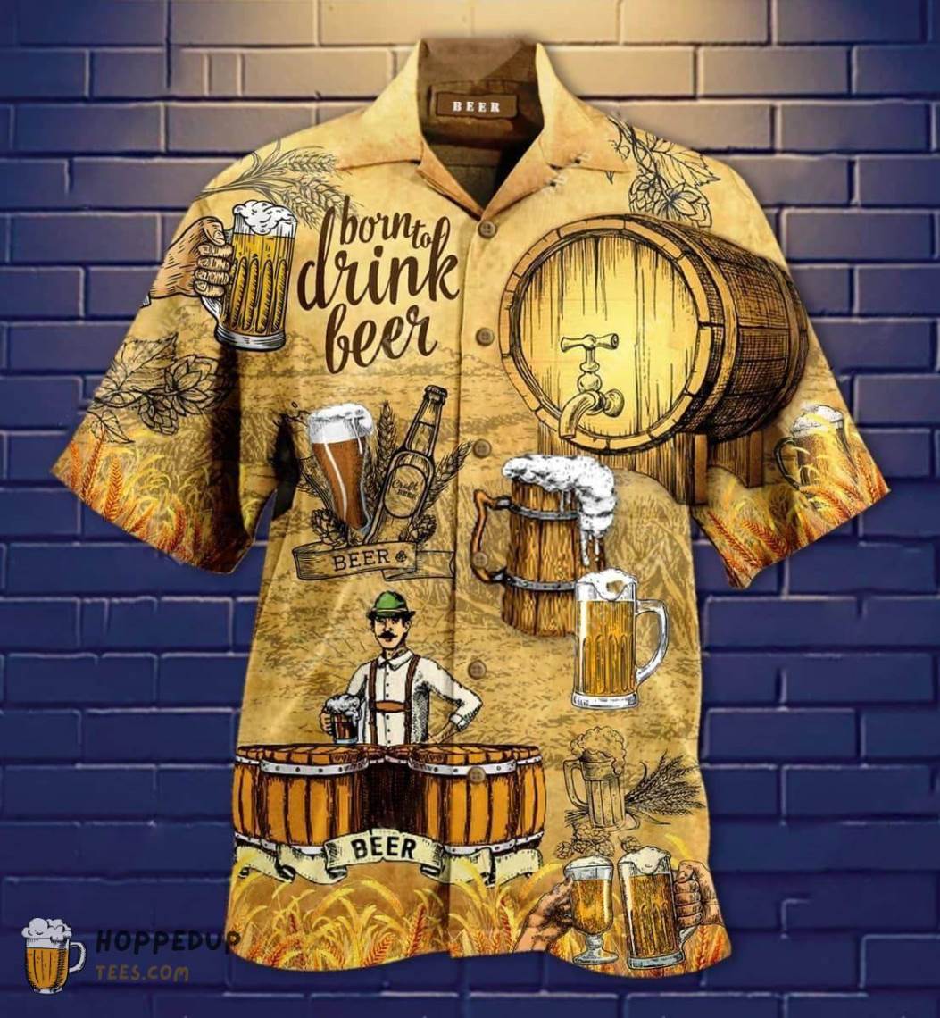 Beer Hawaiian Tropical Shirts