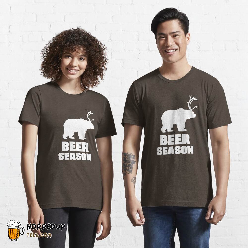 Beer Season Bear Deer Beer T-Shirt HU