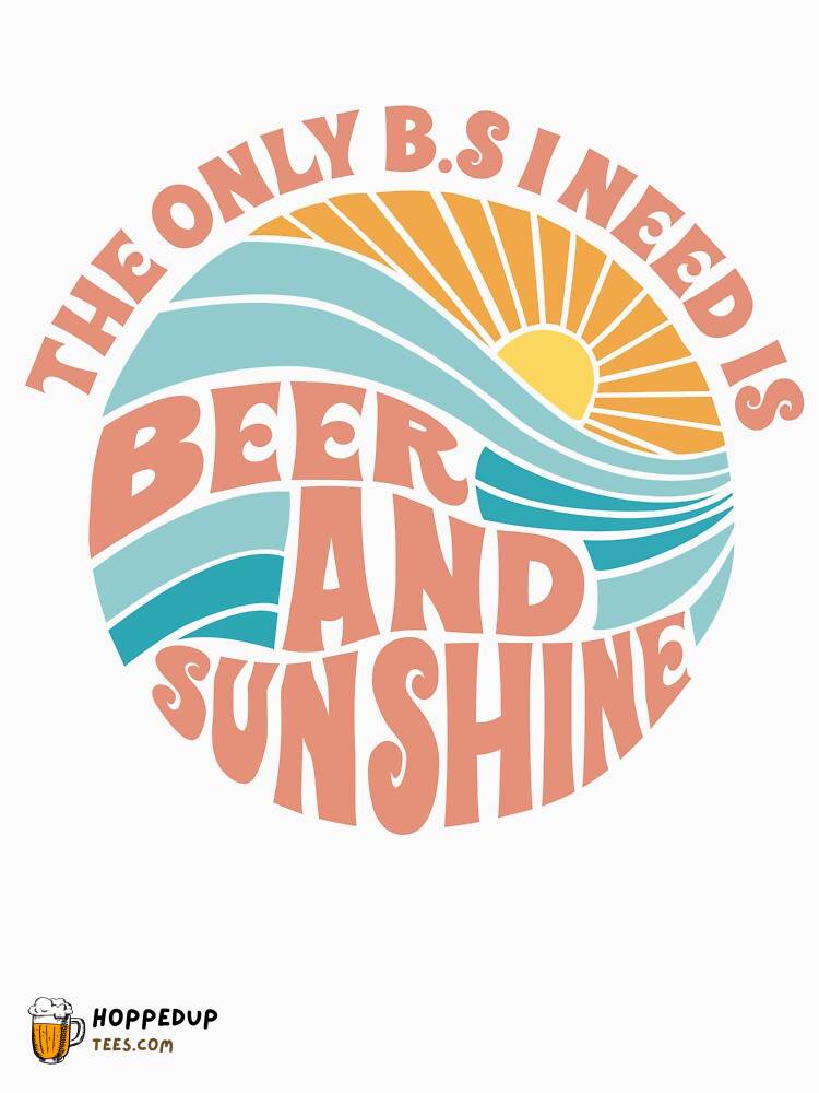 Beer Sunshine Summer Vacation Essential T-Shirt HU