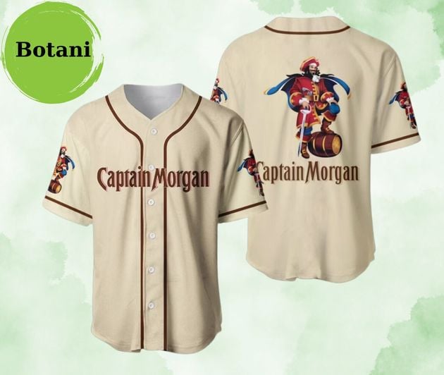 Beer Themed Captain Baseball Jersey Gift HU