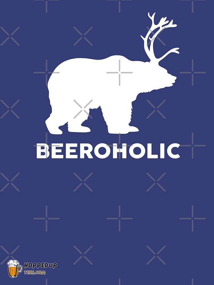 Beeroholic Bear Deer Tee HU