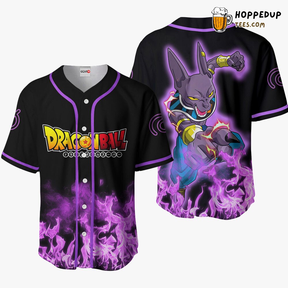 Beerus Unique Design Distinctive Anime Baseball Jersey Collection Edition Beerus Unique Design Distinctive Anime Baseball Jersey Collection Edition