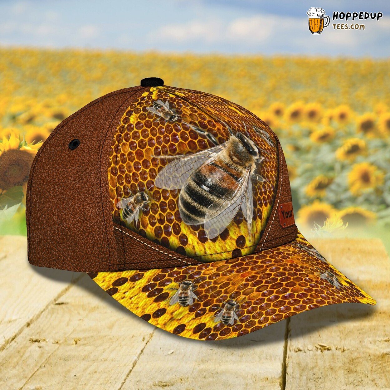 Bee’s Love 3D Classic Cap Personalized Unique Name Design Edition Trend