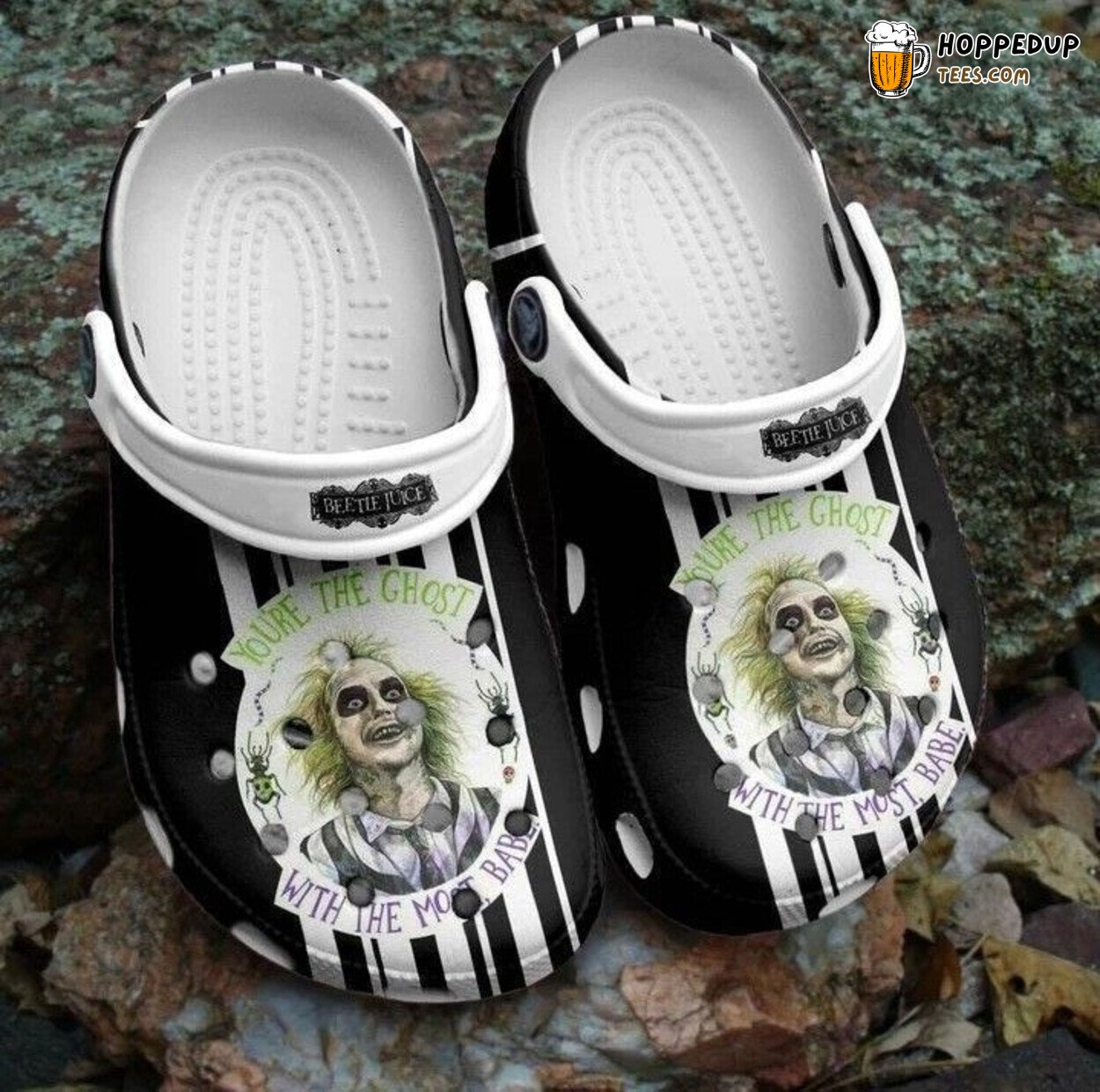 Beetlejuice Halloween Themed Classic Comfortable Clogs Shoes