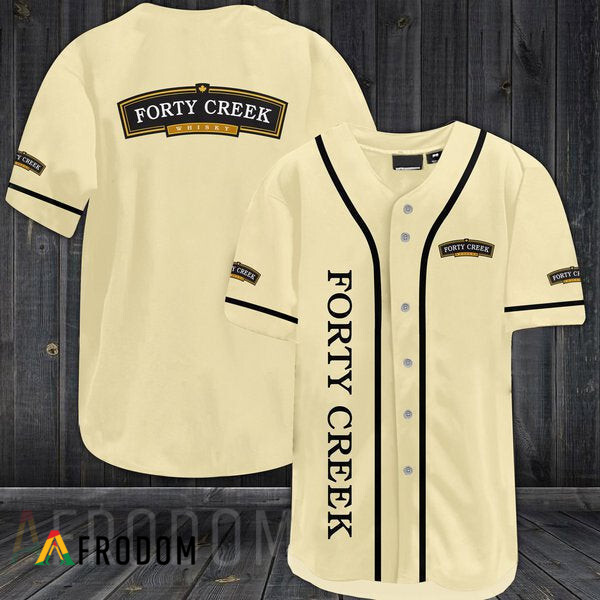 Beige Forty Creek Baseball Jersey HU