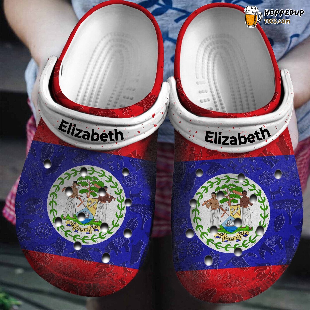 Belize Flag Personalized Comfortable Unique Design Gifts Clogs