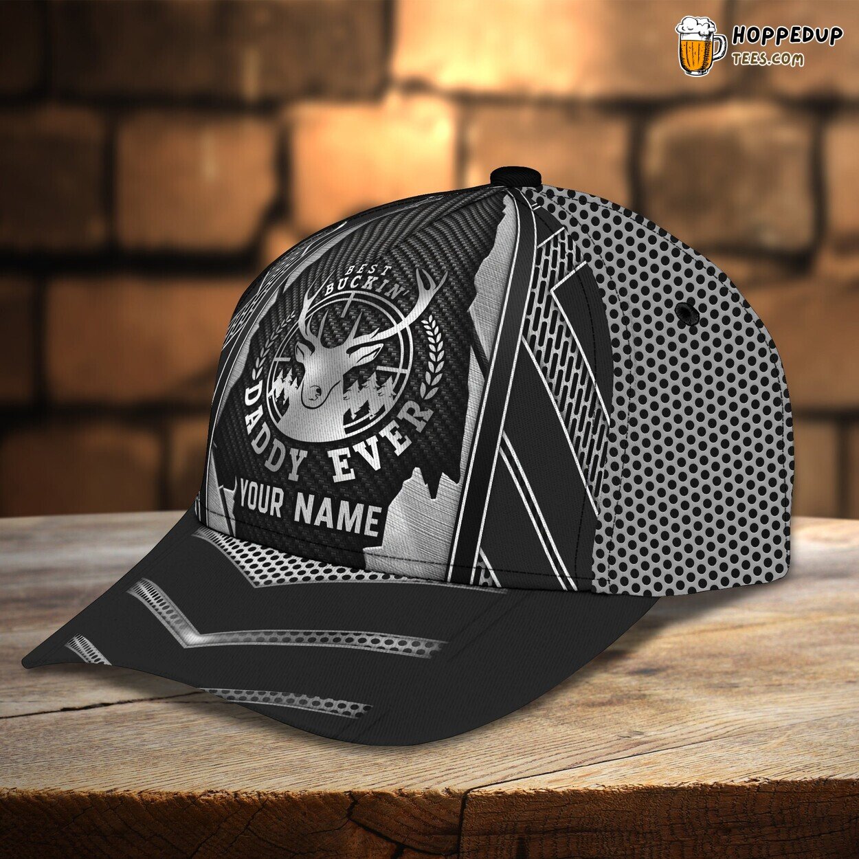 Best Buckin’ Daddy Ever 3D Classic Cap Personalized Name Unique Premium Style