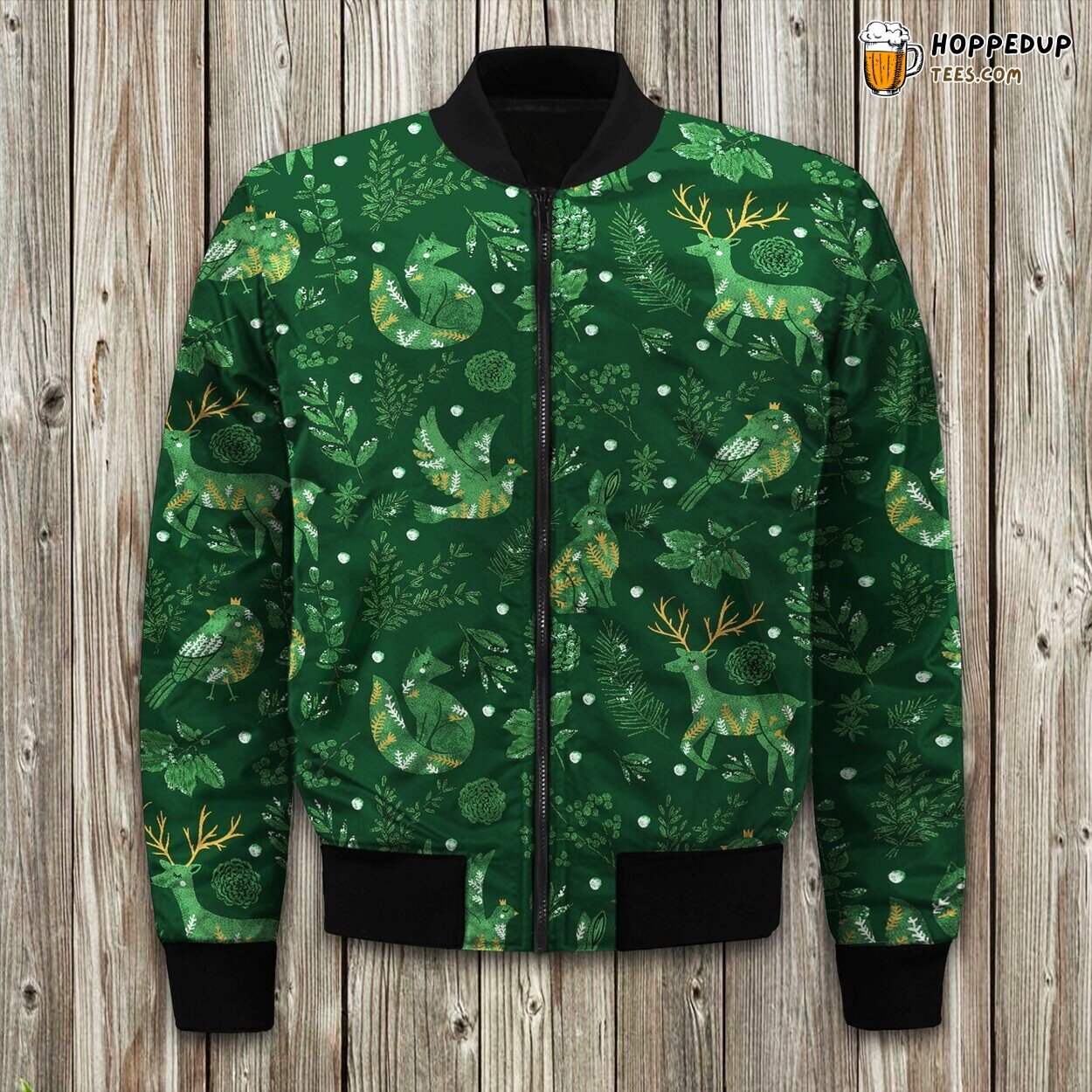 Best Buddies Winter Christmas Holiday Bomber Jacket