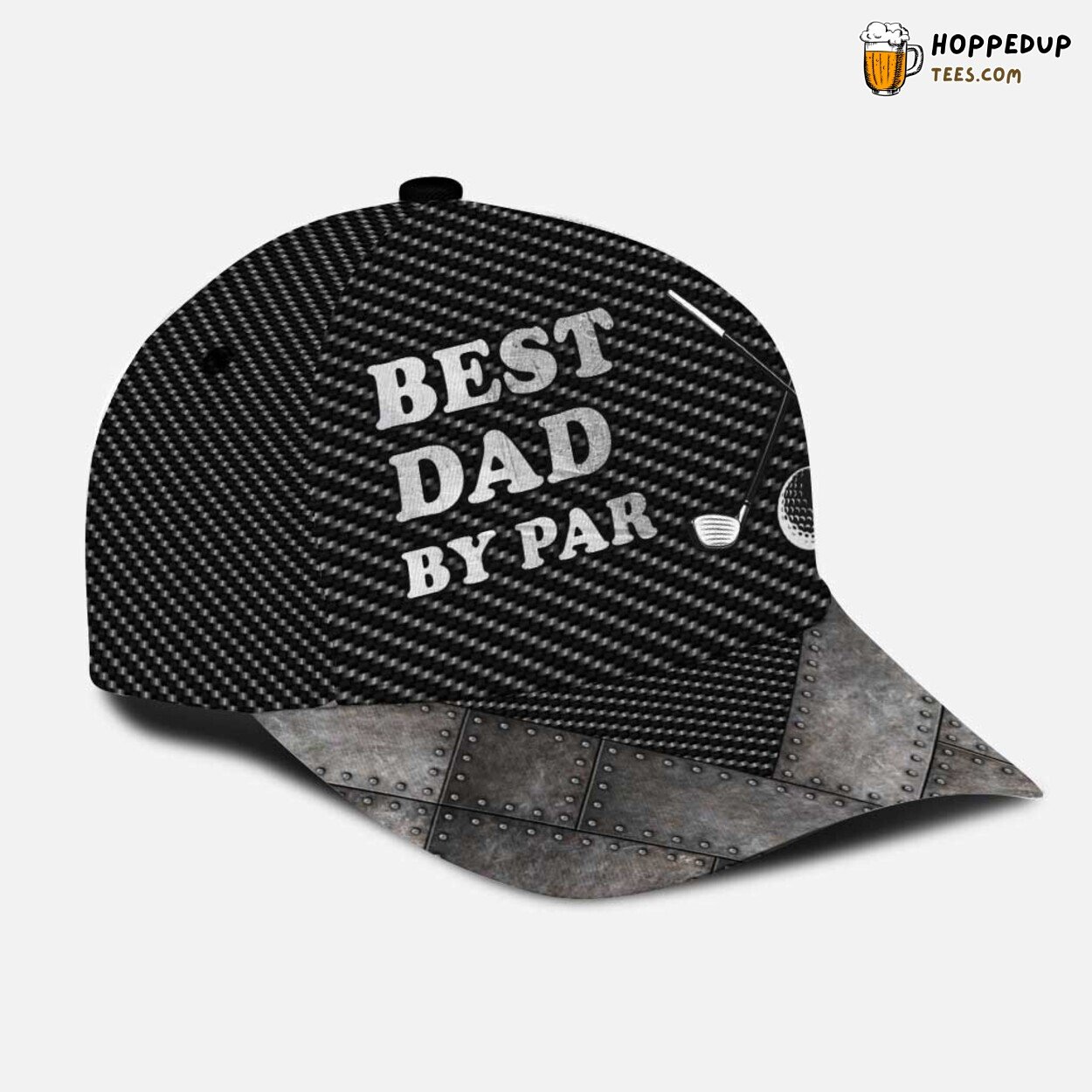 Best Dad By Par Golf Baseball Cap Hat Classic Design Men Women Golfer