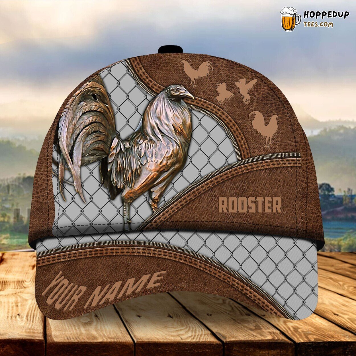 Best Rooster Cap Personalized Leather Design Unique Chicken Lover Hat Choice