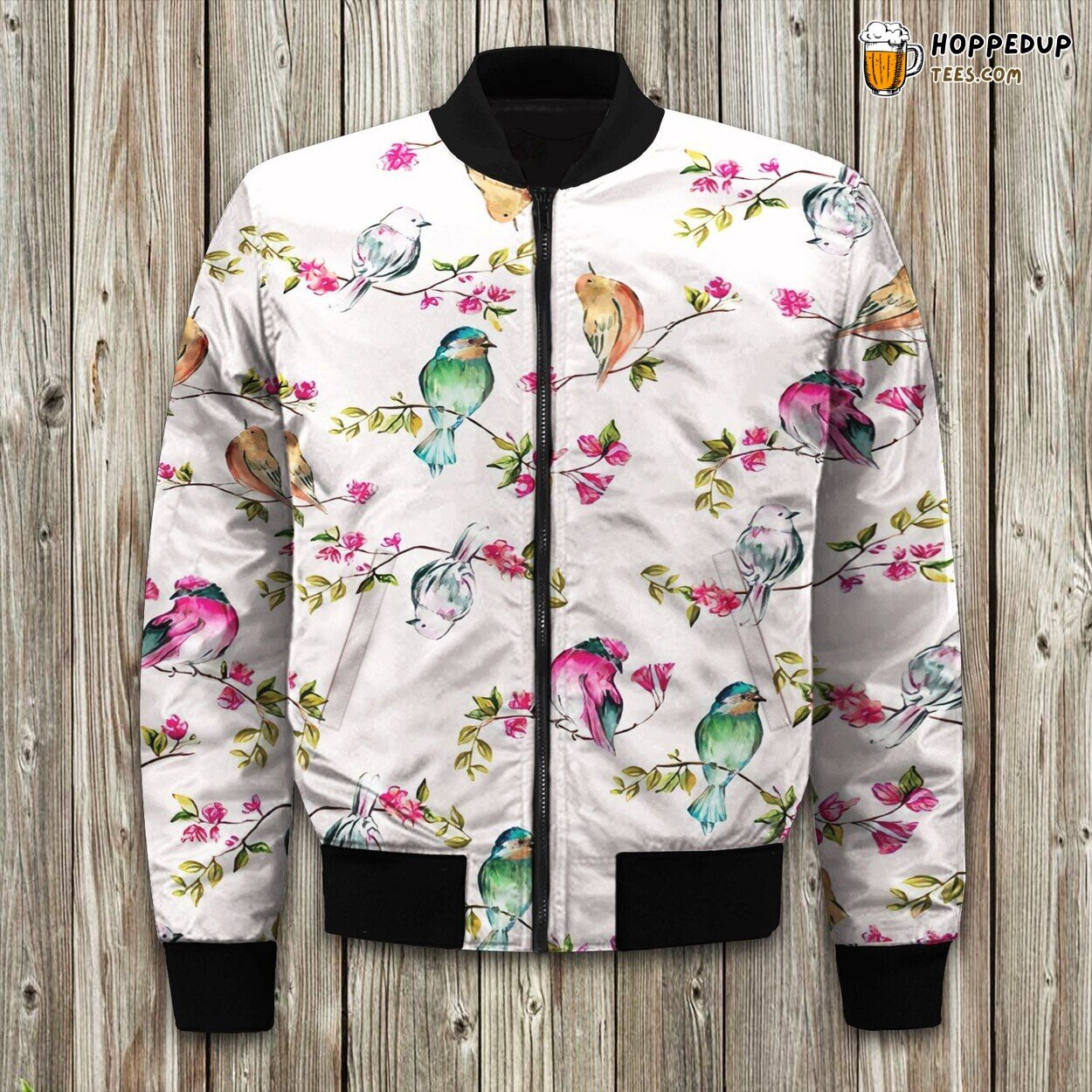 Bianca Pozzi Bird Birdwatching Bird Bomber Jacket