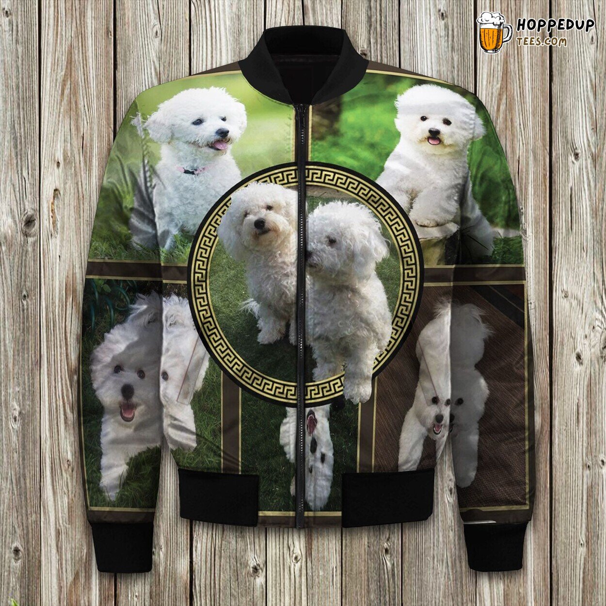 Bichon Frise Sensitive Bomber Jacket