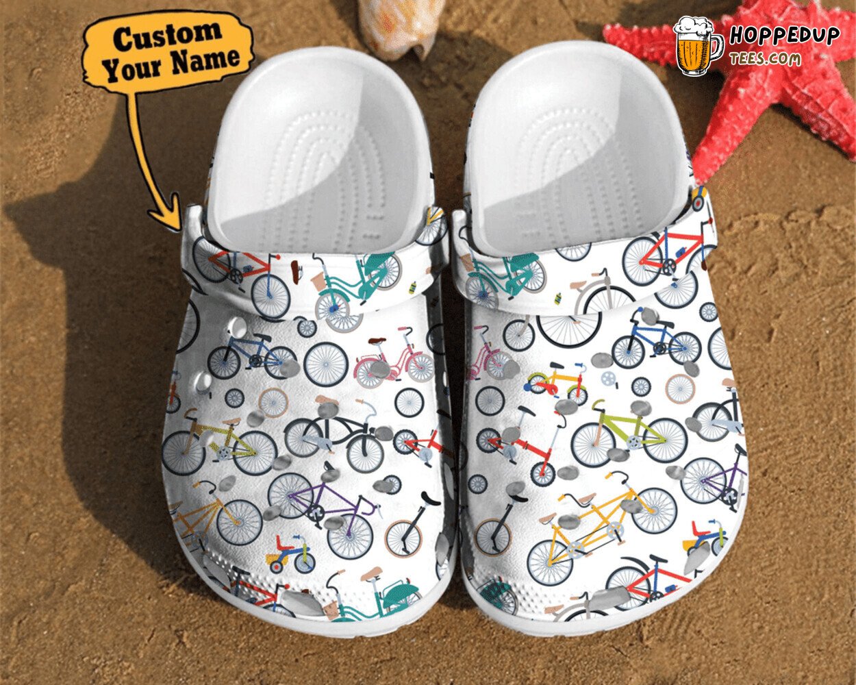 Bicycle Enthusiast Birthday Gifts Pattern Clog Shoes Special Cyclist Gift