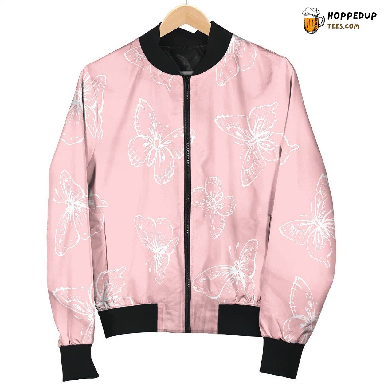 Big Cute Wild Fly Hexapods Isolated Bomber Jacket