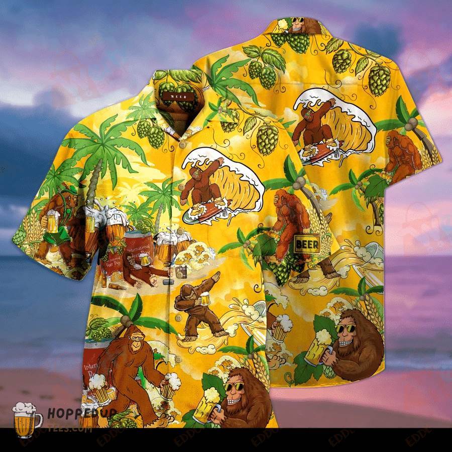 Bigfoot Summer Beer Aloha Shirt