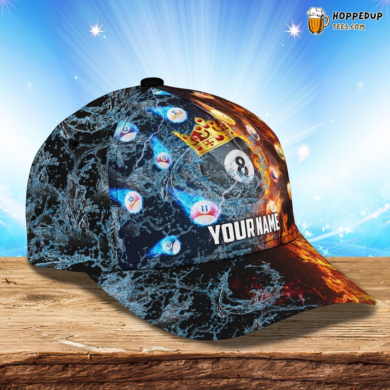 Billiard Classic 3D Cap Personalized Name Unique Premium Edition Design