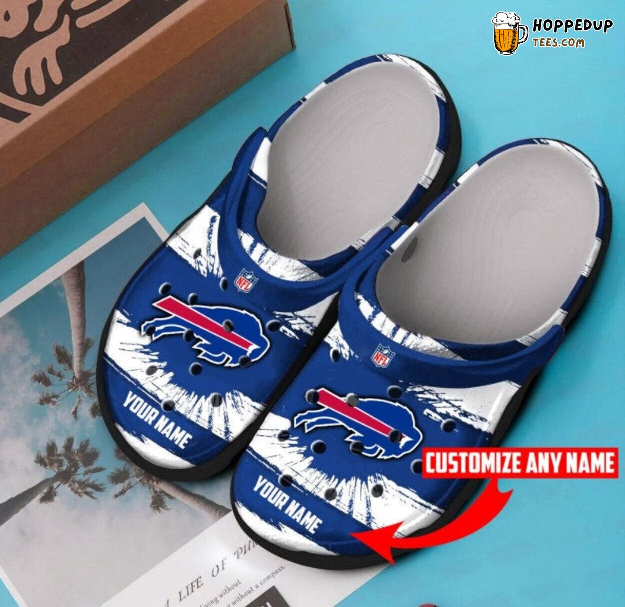 Bills Custom Name Personalized Unique Comfortable Clog Shoes Design