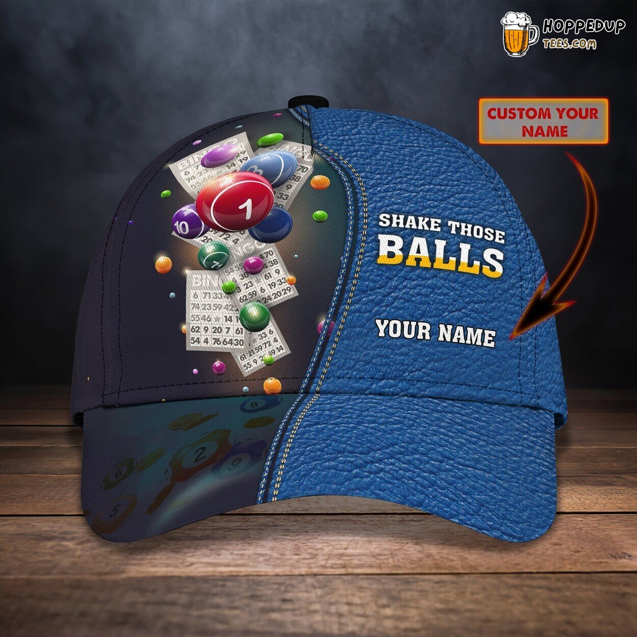 Bingo Enthusiast 3D Classic Cap Personalized Unique Name Design Trend