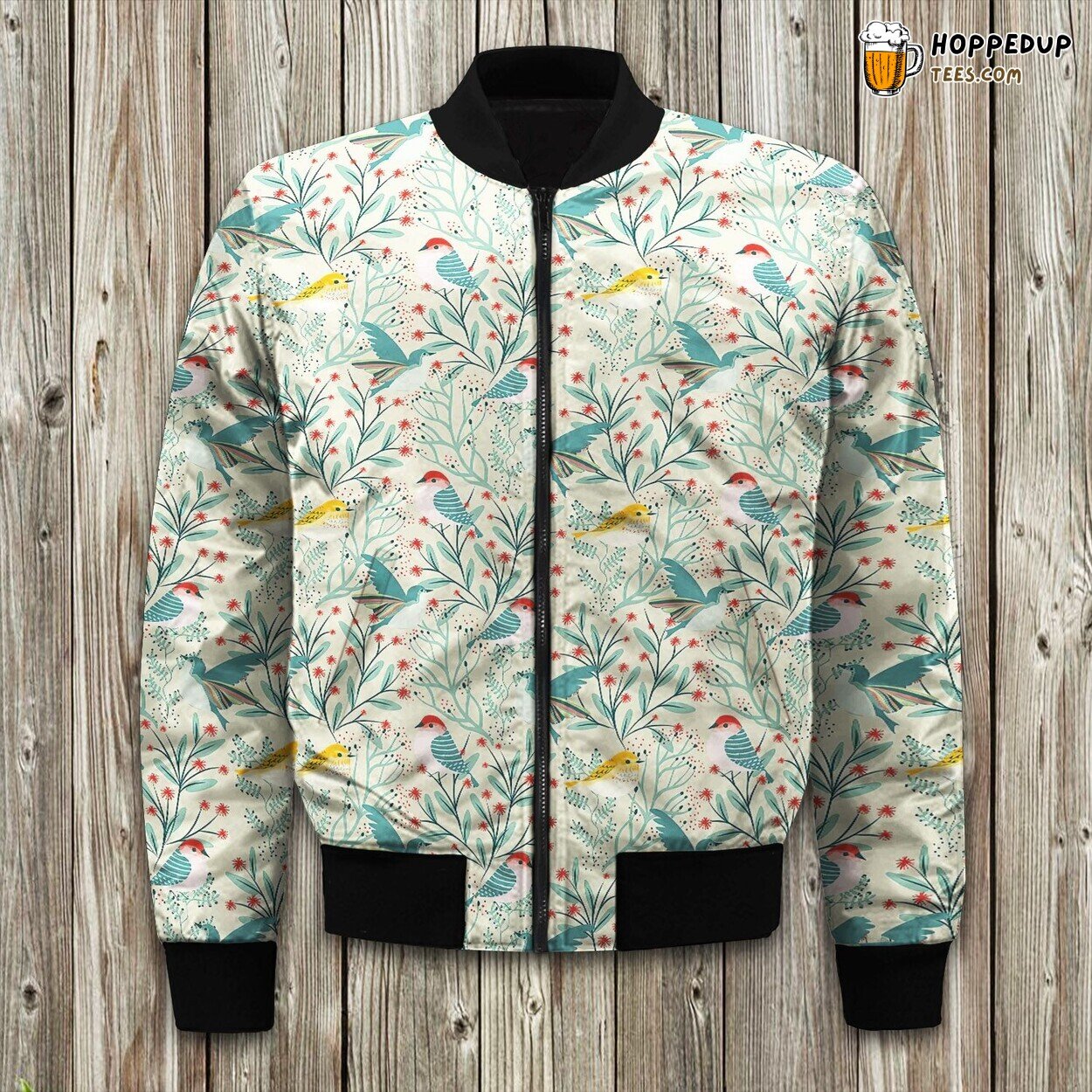 Bird Christmas Bird Bomber Jacket
