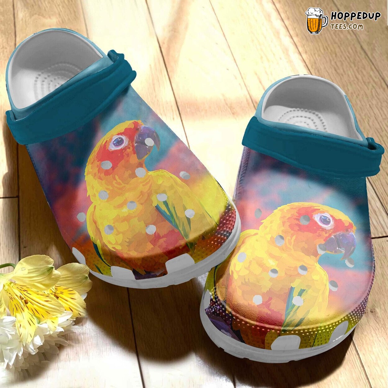Bird Parrot Portrait Themed Clogs Gifts Boy Girl Daughter Son