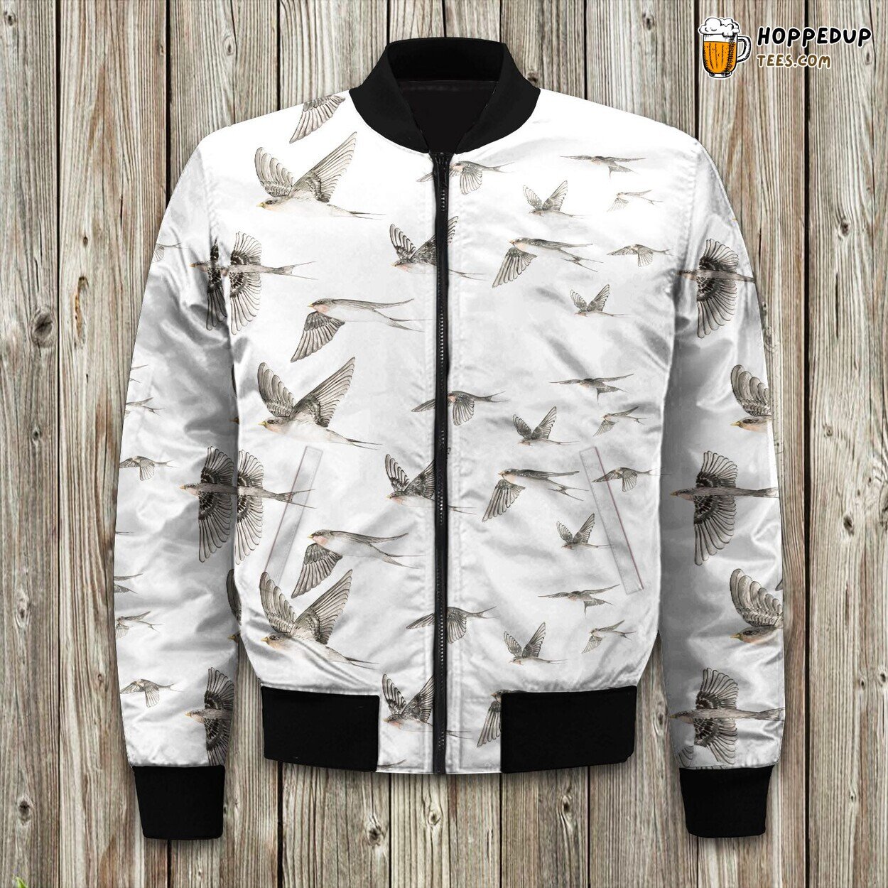 Birds Swallow Birds Bomber Jacket