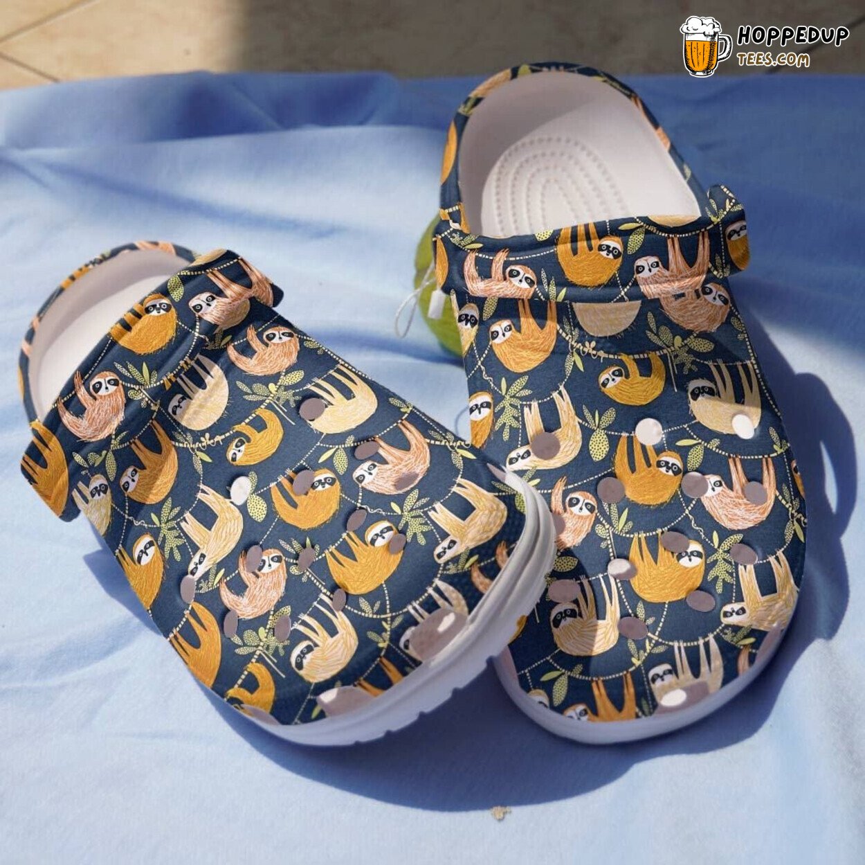 Birthday Gift Sloth Hang In There Themed Clogs Comfortable Shoes
