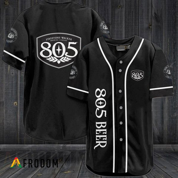 Black Baseball Jersey 805 Beer HU