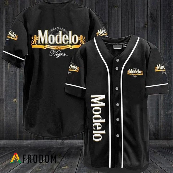 Black Baseball Jersey Modelo Negra Beer HU