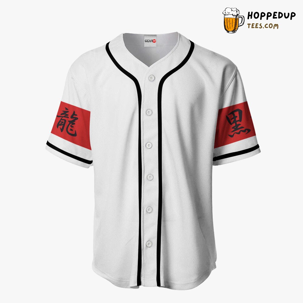 Black Dragon Unique Design Anime Baseball Jersey Shirt Distinctive Edition