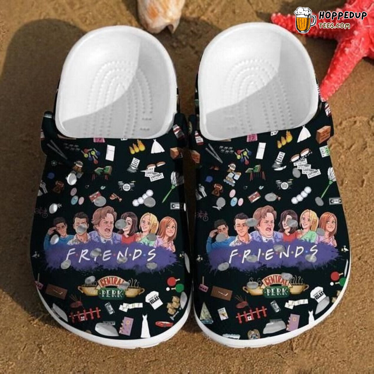 Black Friends Movie Themed Comfortable Stylish Unique Design Clogs