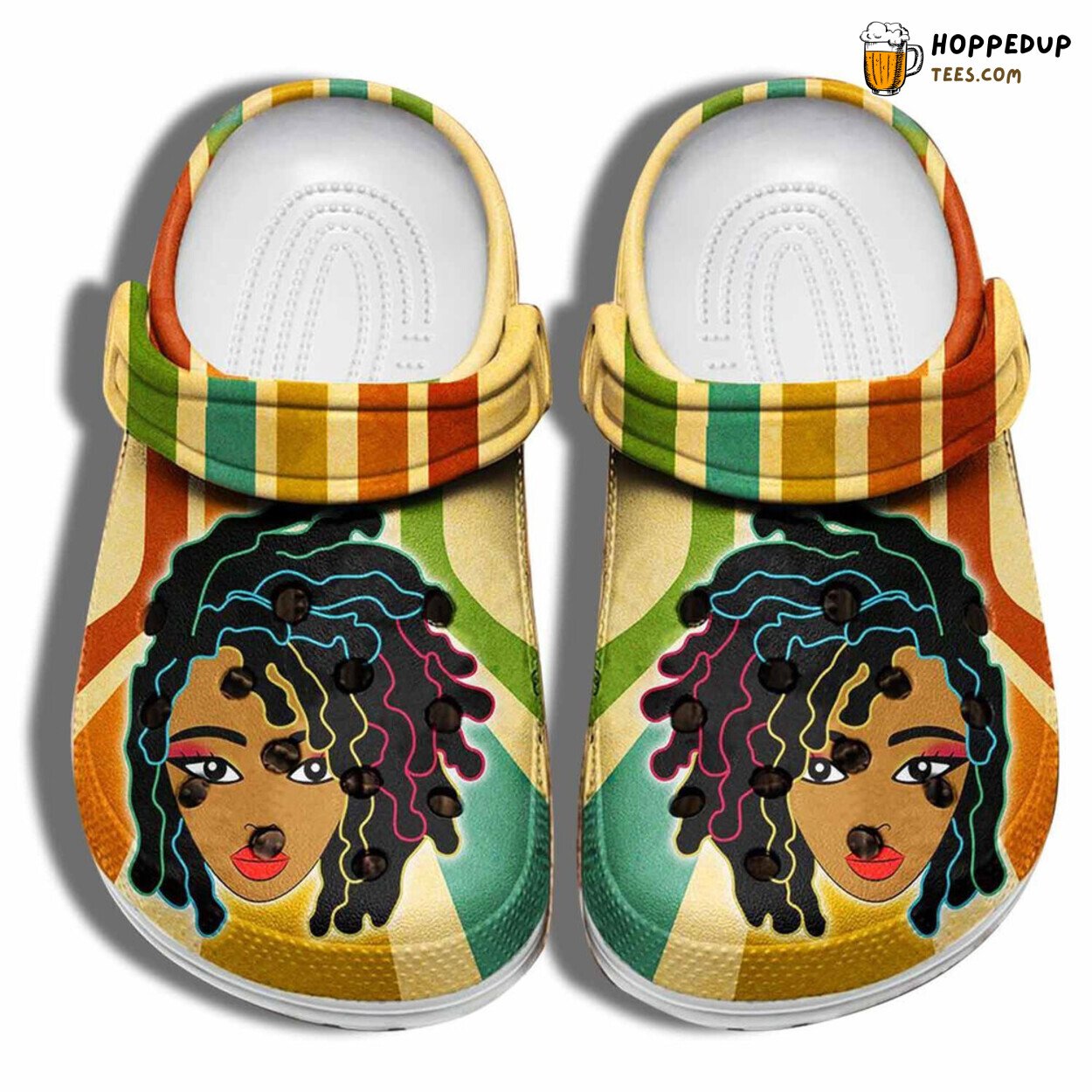 Black Girl Hair Juneteenth Africa Culture Black Women Lover Clogs Shoes