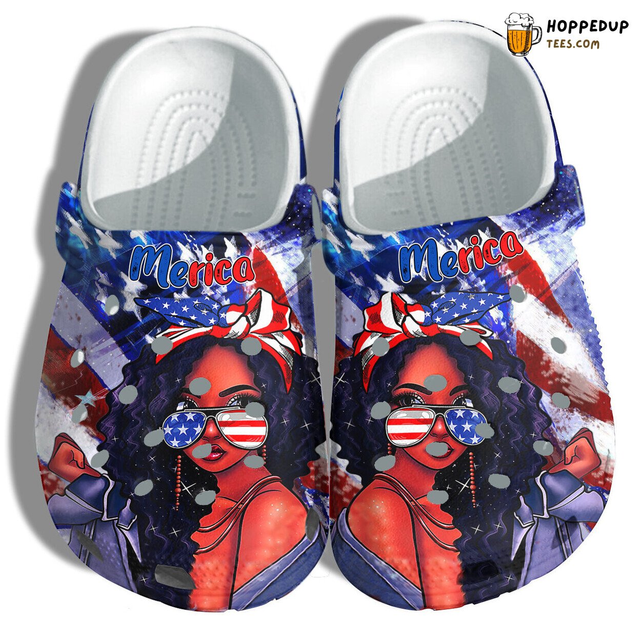 Black Girl Magic 4th July Shoes Women Merica Teen Queen Twinkle