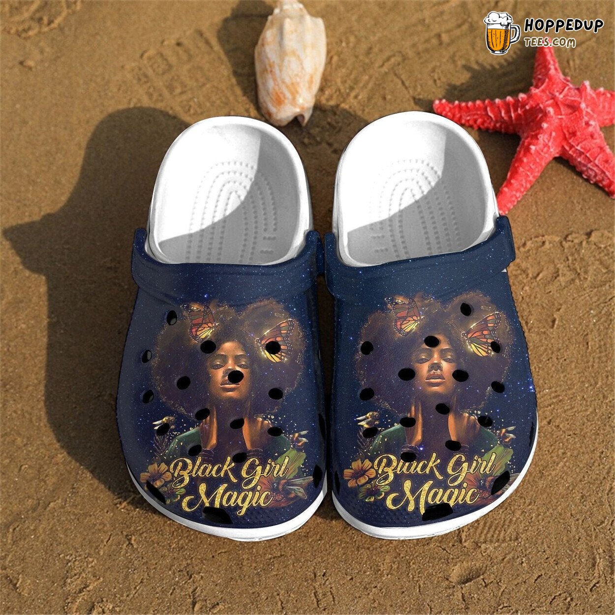 Black Girl Magic Butterfly Pride Beauty Women Girl Clogs Gift
