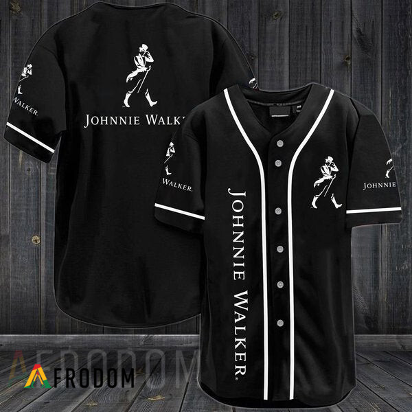 Black Johnnie Walker Baseball Jersey HU