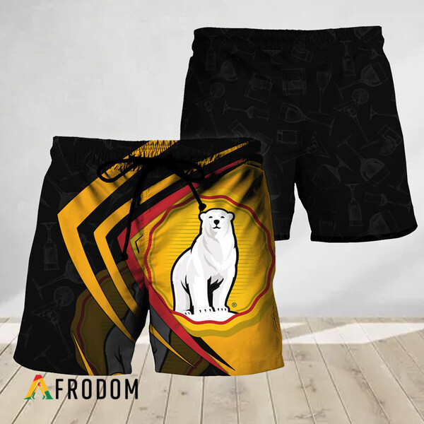 Black Mix Esport Doodle Bundaberg Rum Hawaiian Shorts HU