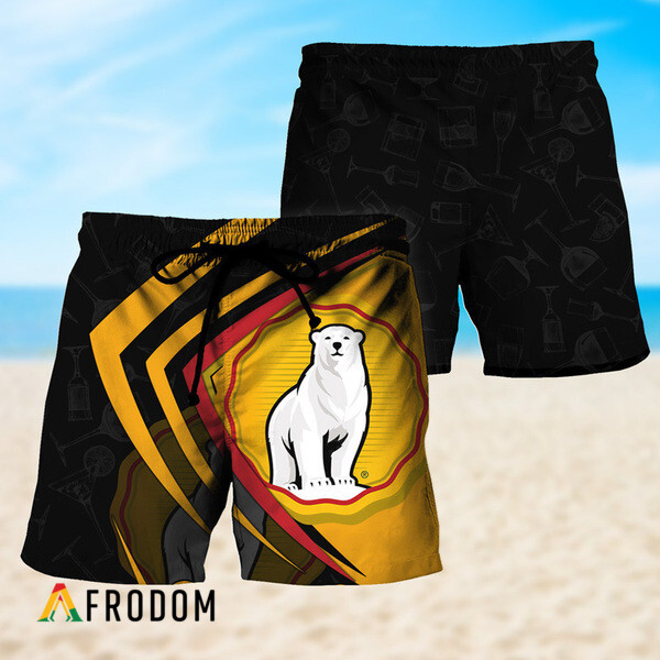 Black Mix Esport Doodle Bundaberg Rum Hawaiian Shorts HU