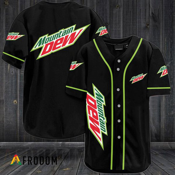 Black Mountain Dew Baseball Jersey HU
