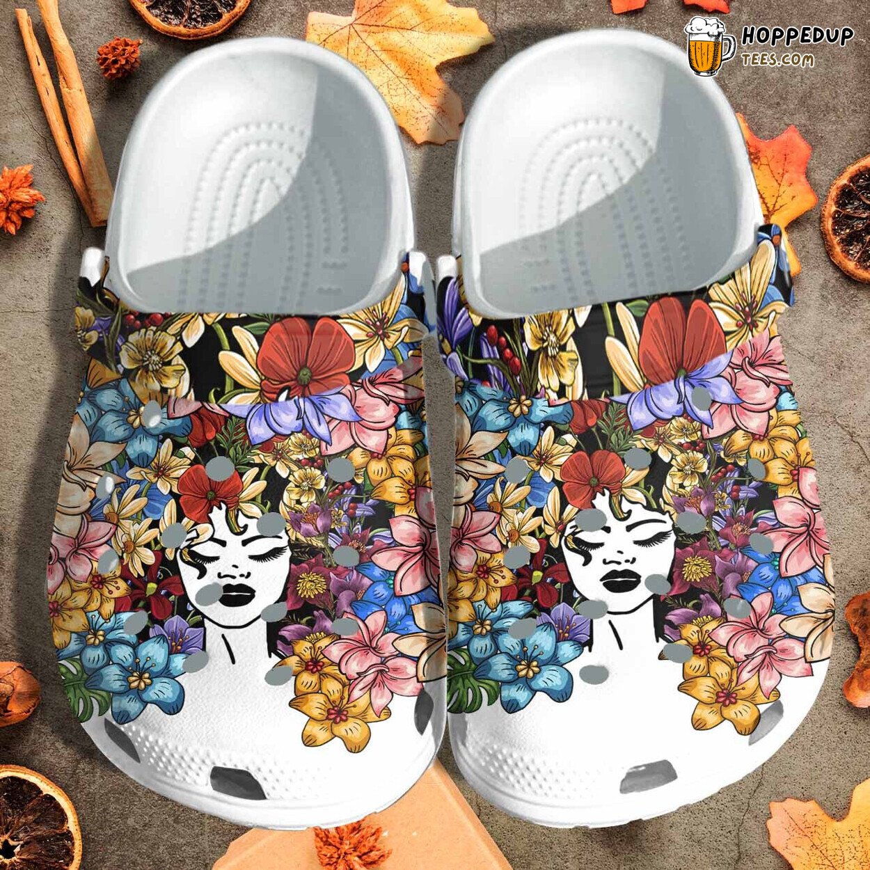 Black Queen Flower Girl Shoes Birthday Gift for Strong Women Design