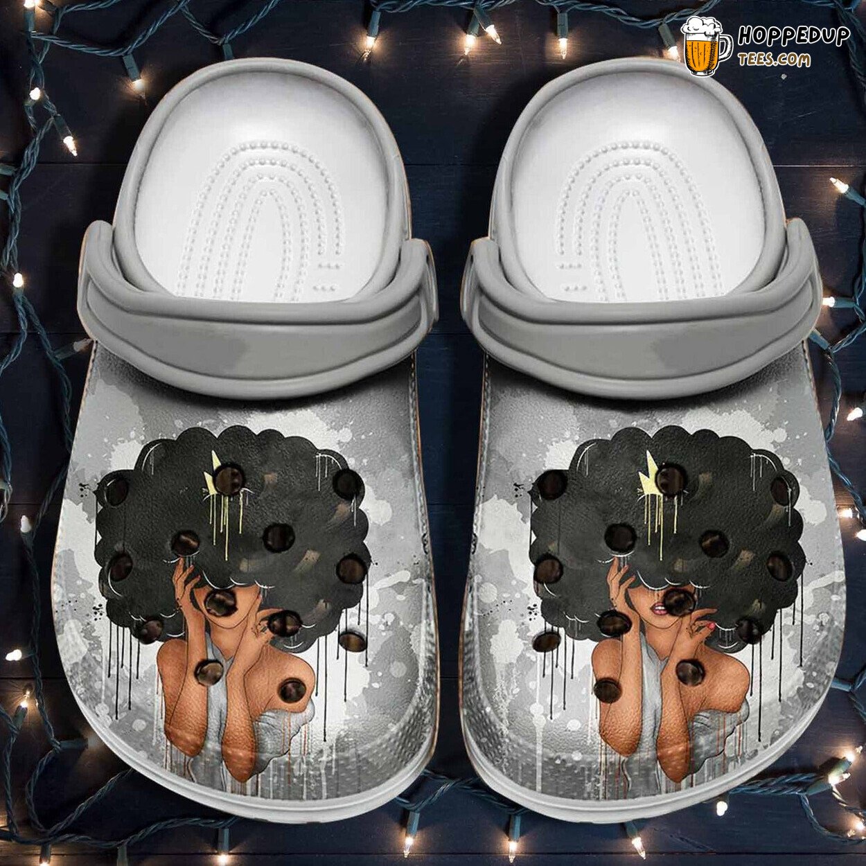 Black Queen Shoes For Black Mom Mothers Day Beautiful Hair Gifts