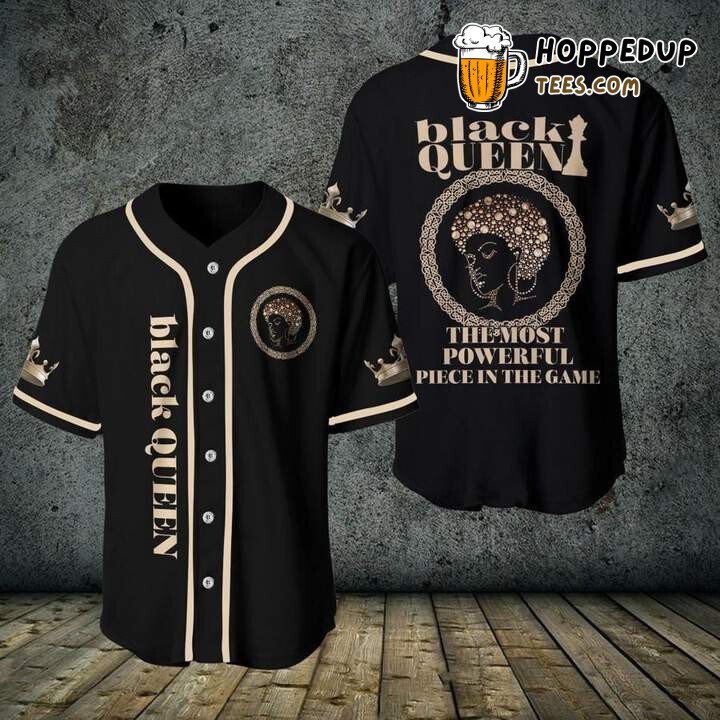 Black Queen The Most Powerful Baseball Tee Jersey Shirts 3D