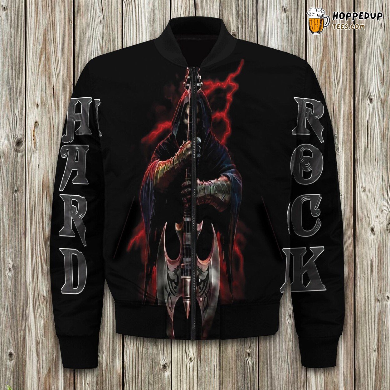 Black Rock Music Bomber Jacket